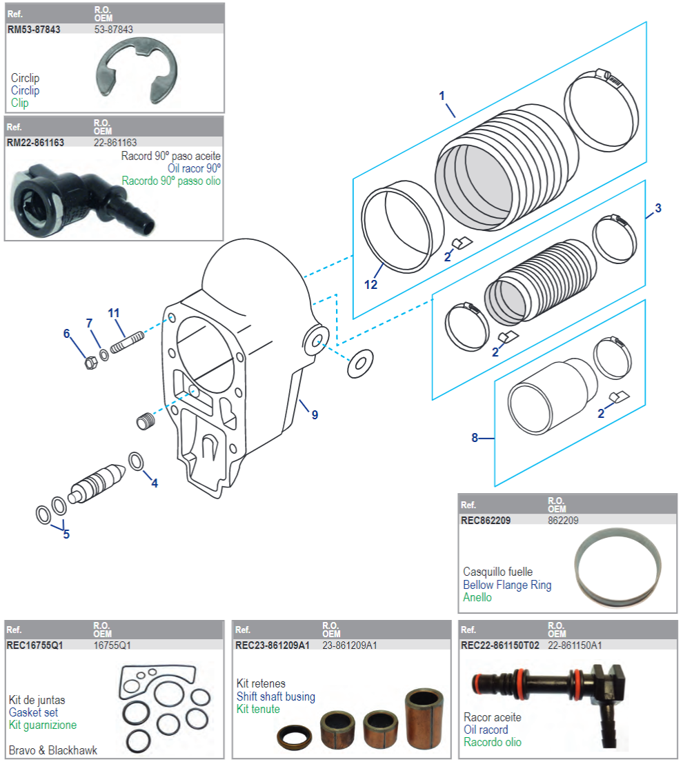 MerCruiser Bell Housing Bravo